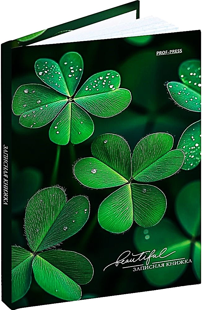A6 Notebook. Lucky Clover