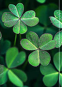 A6 Notebook. Lucky Clover