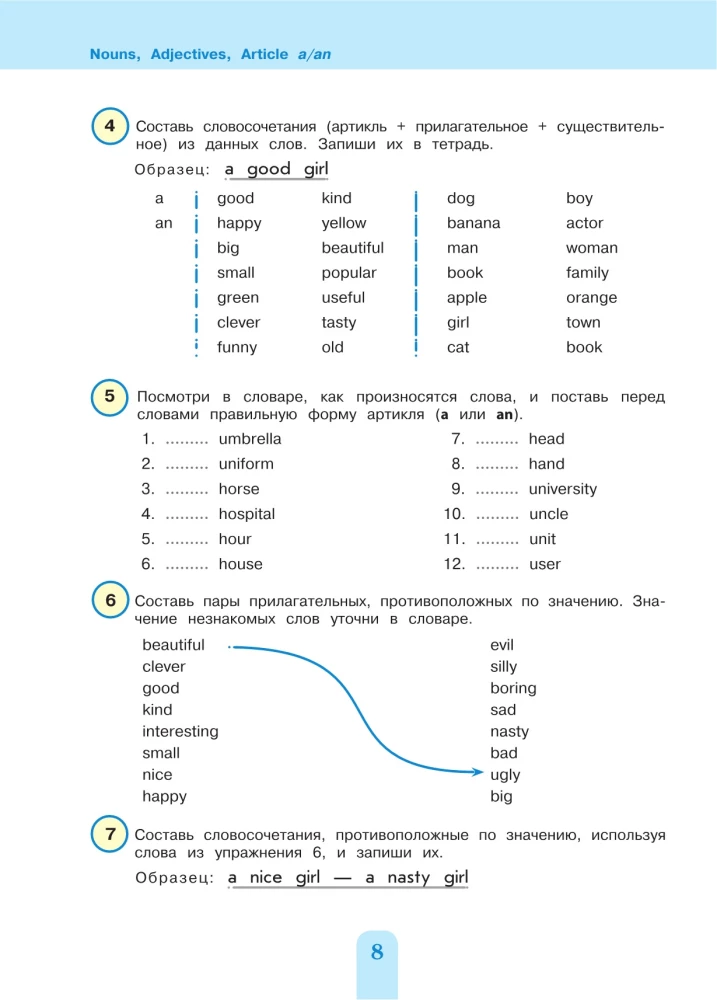 Pilnas anglų kalbos gramatikos kursas pradinės mokyklos mokiniams. 2-4 klasės