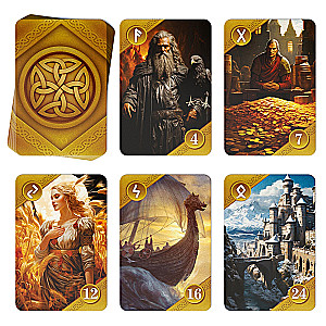 Ziemeļvalstu orakuls - Vecā Futhark runas, 25 kartes