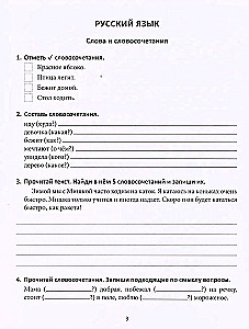 Improving Academic Performance. Russian Language and Mathematics. Grade 3