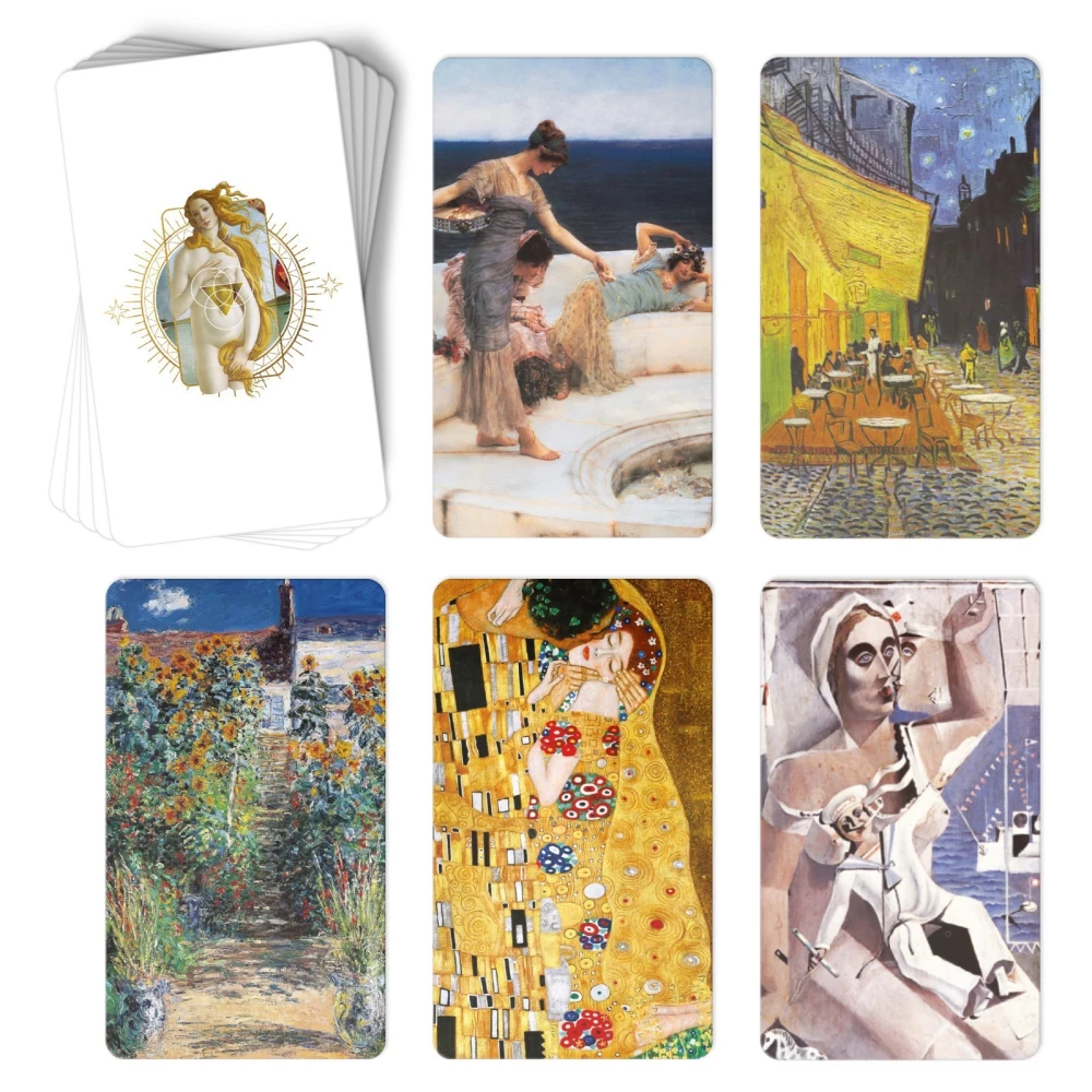 Metaphorical Associative Cards - Inspired by World Paintings, 50 Cards
