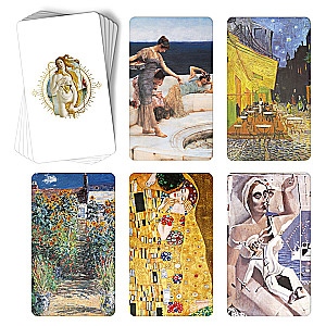 Metaphorical Associative Cards - Inspired by World Paintings, 50 Cards