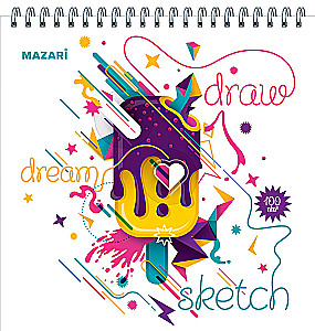 Sketchbook - Ice Cream, 60 sheets