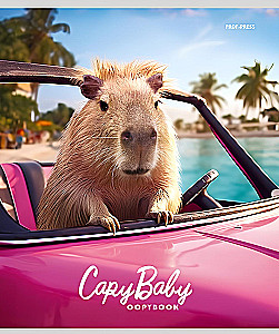 Notebook - Capybara, A5, 48 sheets, grid, assorted