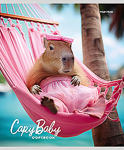 Notebook - Capybara, A5, 48 sheets, grid, assorted