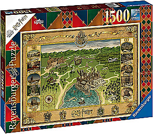 Пазл Карта Хогвартса. 1500 элементов