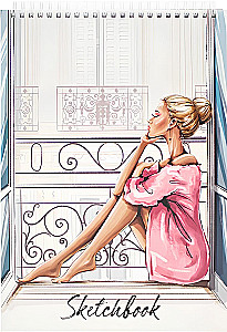 Sketchbook - Girl on the Window, 40 Sheets