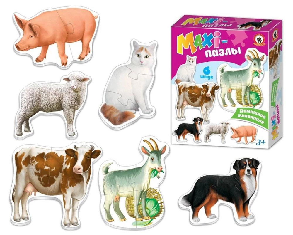 MAXI-puzzle - Zwierzęta domowe