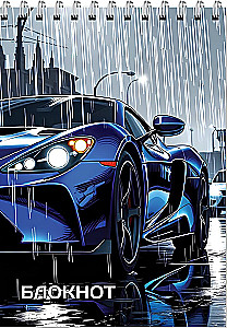 Notebook - Racing, A6, 40 sheets, grid, assorted