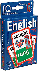 Kortelių rinkinys English. Netaisyklingi veiksmažodžiai (100 kortelių)
