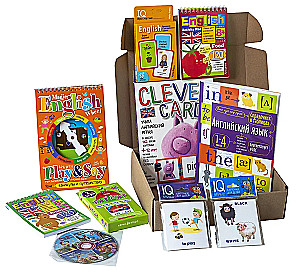 Paket. Basis комплект IQ-Spiele zum Englisch lernen. Niveau 4