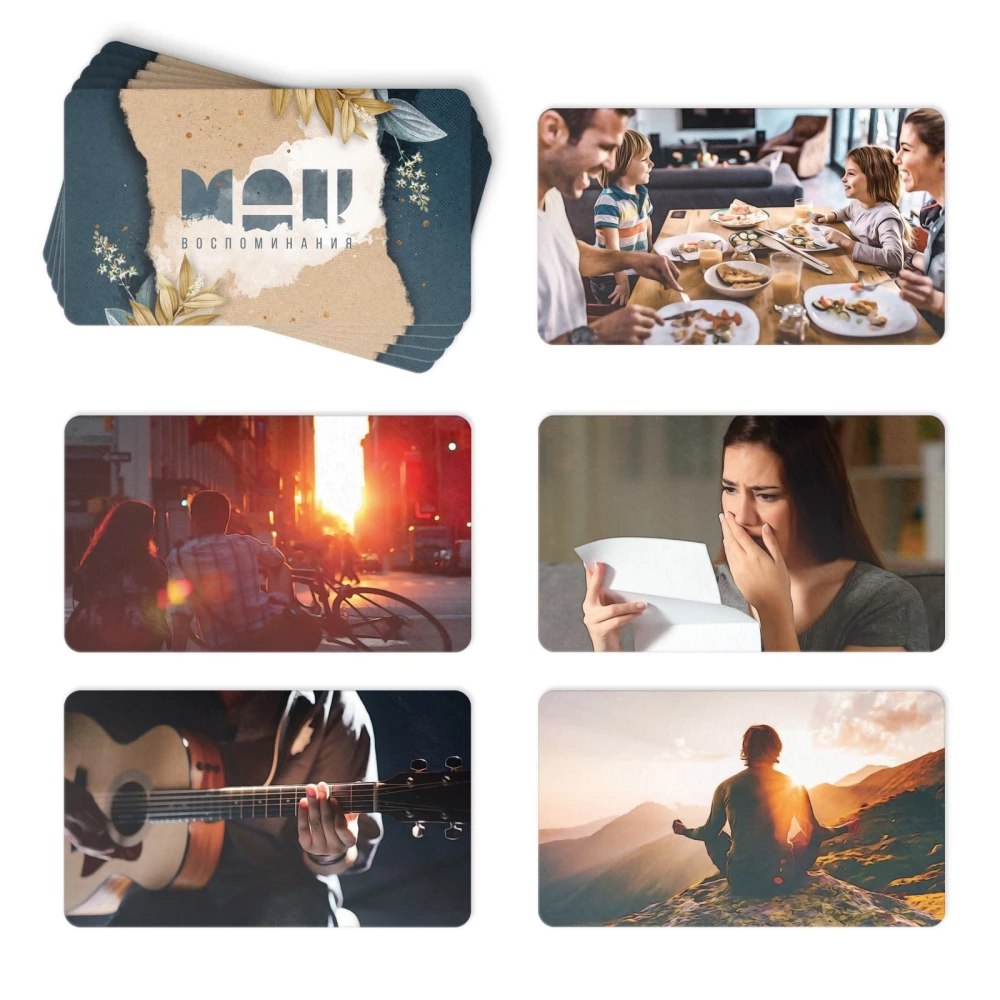 Metaphorical Associative Cards - Memories, 50 Cards