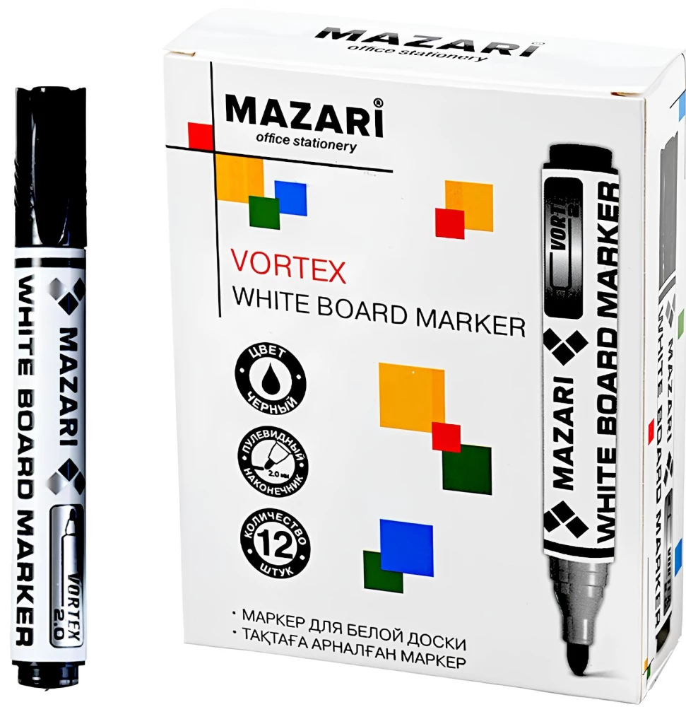 Whiteboard Marker - Vortex, Black