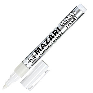 Permanent marker - Claro, white