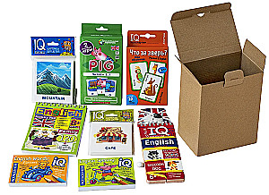 Paket. Mini-Set IQ-Spiele zum Englisch Lernen. Niveau 2