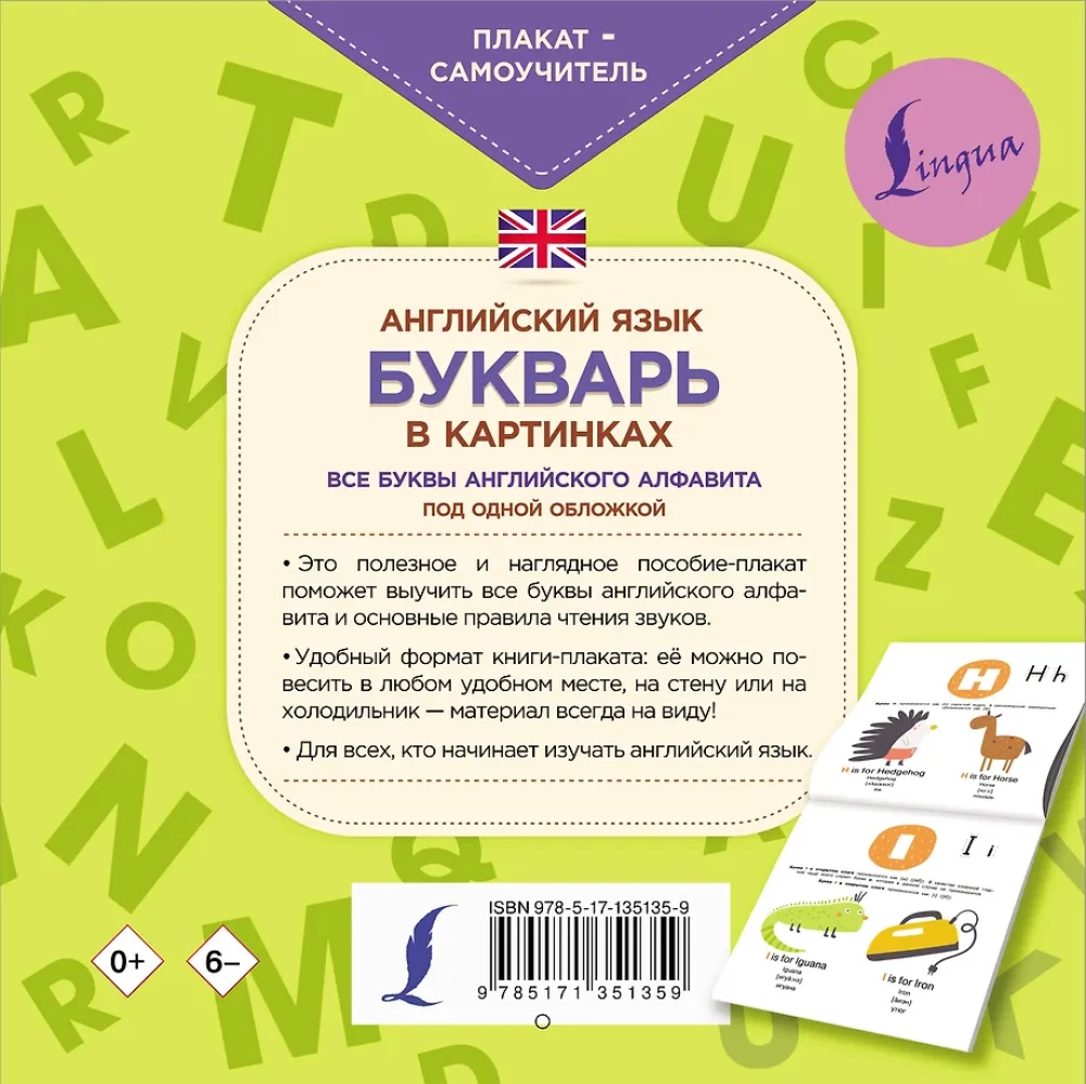English Language. Illustrated Primer. Self-Teaching Poster