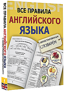 Wszystkie zasady języka angielskiego z ilustrowanym słownikiem
