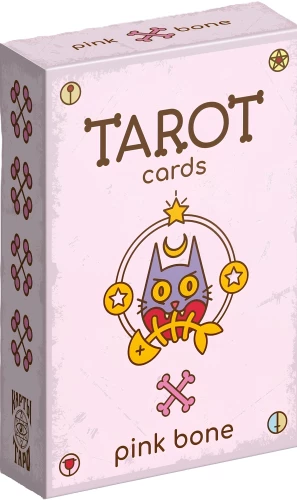 Tarot Pink bone (78 Karten + Anleitung)