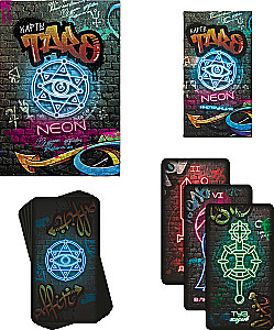 Tarot Neon (78 Karten + Anleitung)