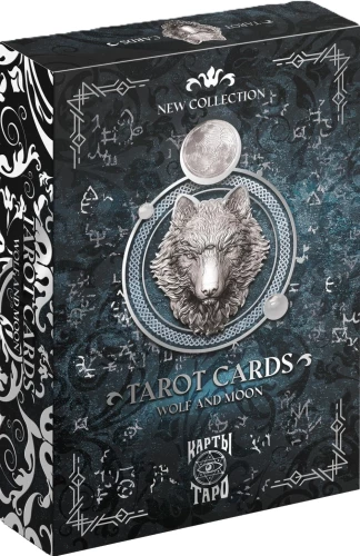 Tarot Mond und Wolf (78 Karten + Anleitung)