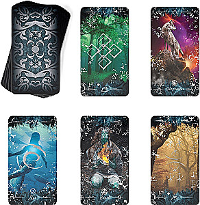 Tarot Mond und Wolf (78 Karten + Anleitung)