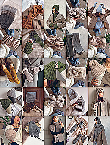 Knitting Master. 5000 Accessories: Hats, Hoods, Cowls, Mittens, Gloves, Socks. A Constructor Book for Trendy Models for a Stylish Winter Look
