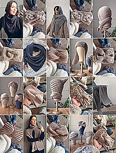 Knitting Master. 5000 Accessories: Hats, Hoods, Cowls, Mittens, Gloves, Socks. A Constructor Book for Trendy Models for a Stylish Winter Look