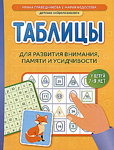 For the development of attention, memory, and perseverance in children