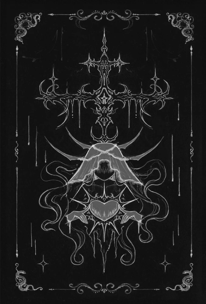 Metaphorische Karten Dark Romance (40 Karten + Anleitung)