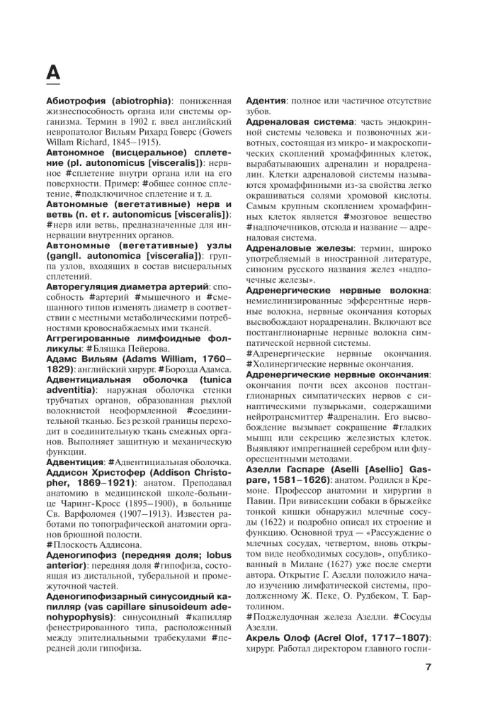 Human Anatomy. Terminological Dictionary