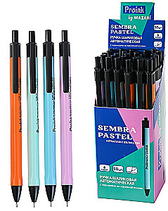 Kugelschreiber - Sembra pastel, blau, im Sortiment