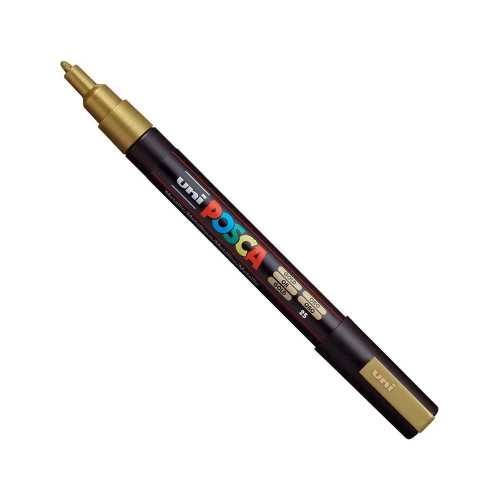 Akrüülmarker Uni Posca PC-3M 25, kuldne