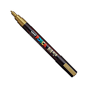 Akrüülmarker Uni Posca PC-3M 25, kuldne