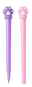 Ballpoint Pen - Cat Paw, Blue, Assorted
