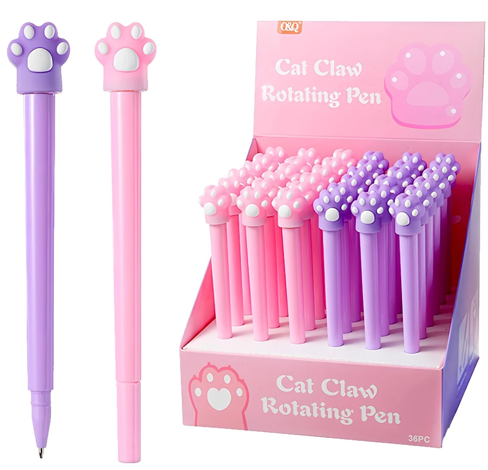 Ballpoint Pen - Cat Paw, Blue, Assorted