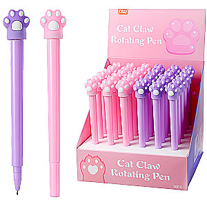 Ballpoint Pen - Cat Paw, Blue, Assorted
