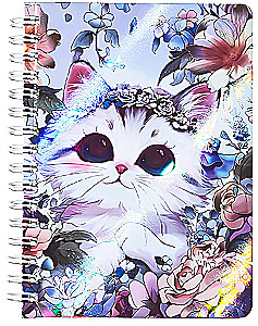 Notebook - Kittens, 60 sheets, grid, assorted