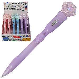 Kugelgeschoss - Pfote, blau, mit Beleuchtung, in assortment