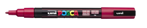 Akrüülmarker Uni Posca PC-3M 14, tume punane