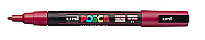 Akrüülmarker Uni Posca PC-3M 14, tume punane