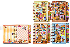 Notebook - Capybara, 68 sheets, assortment