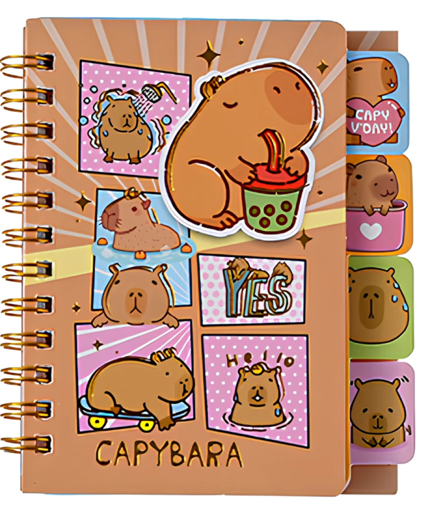 Notebook - Capybara, 68 sheets, assortment