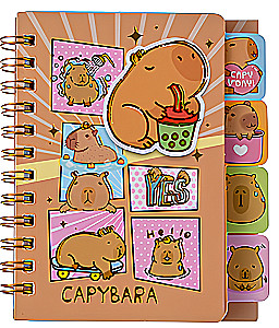 Notebook - Capybara, 68 sheets, assortment