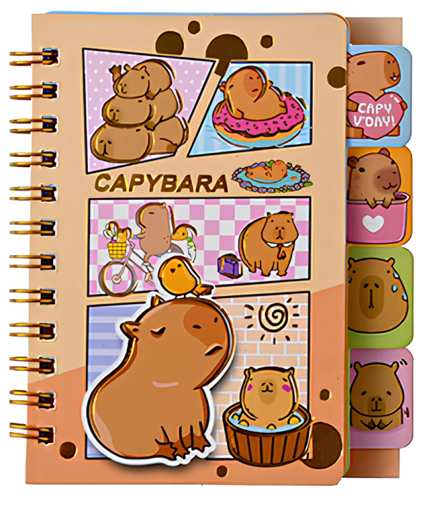 Notebook - Capybara, 68 sheets, assortment