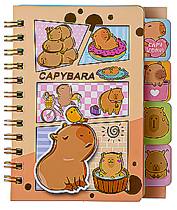 Notebook - Capybara, 68 sheets, assortment