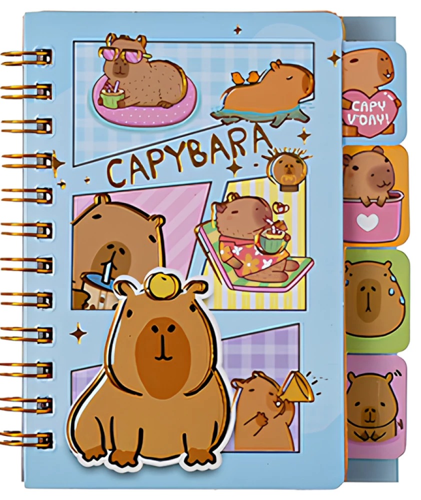 Notebook - Capybara, 68 sheets, assortment