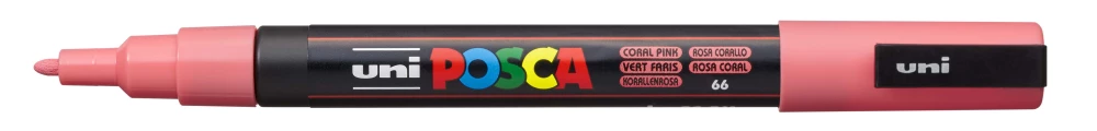 Akrüülmarker Uni Posca PC-3M 66, korallroosa