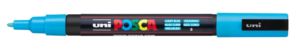 Akrüülmarker Uni Posca PC-3M 08, sinine