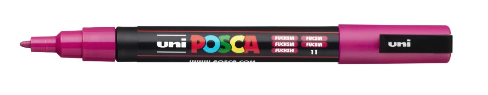 Akrüülmarker Uni Posca PC-3M 11, fuksia